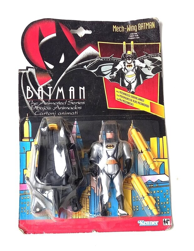 Batman Animated Series MECH-WING BATMAN - 5" Action Figure 1993 Kenner Toys