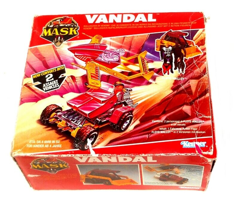 1987 Kenner Toys - M.A.S.K. Split Seconds Series ~ VANDAL ~ Boxed