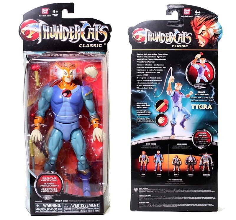 2011 Bandai Toys ~ Thundercats Classics ~ TYGRA ~ 8" Figures ~ New MOC MIB
