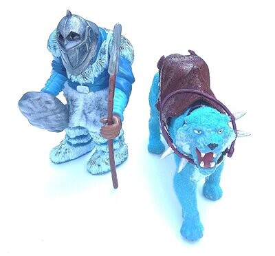 1980's Thundercats Customs ~ SNOWMAN & SNOWMEOW ~ 6" Figures ~ New MOC MIB