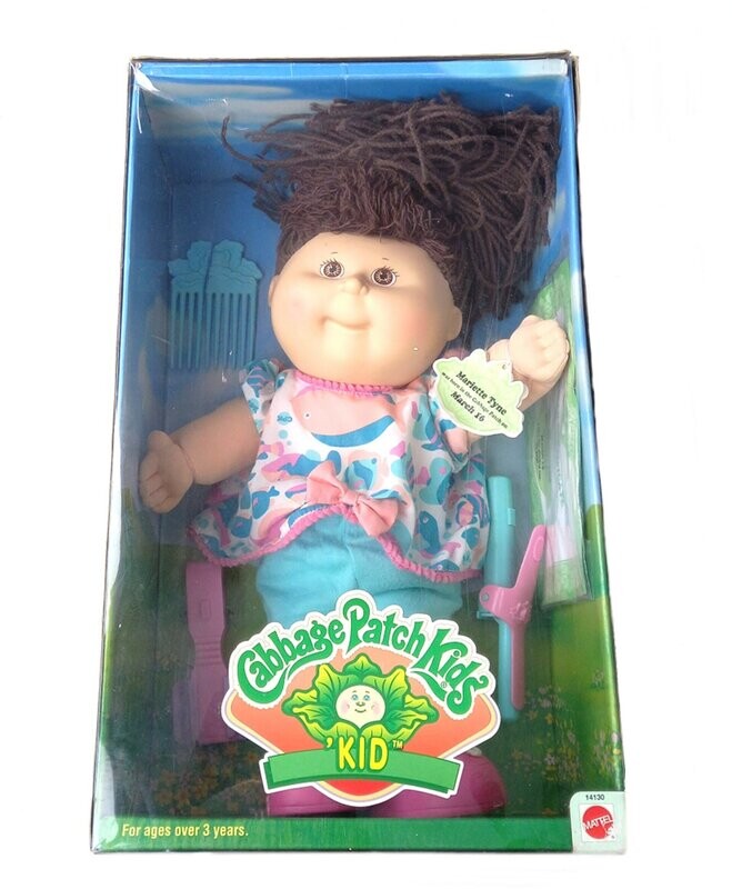 Cabbage Patch Dolls ~ MARIETTE TYNE & Birth Certificate ~ 1997 Boxed Mattel