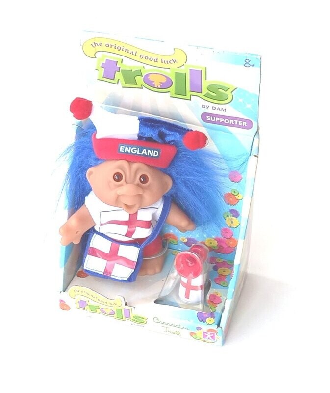 2005 Dam Trolls ~ SUPPORTER TROLL ~ The Troll Company ~ New - MOC MIB