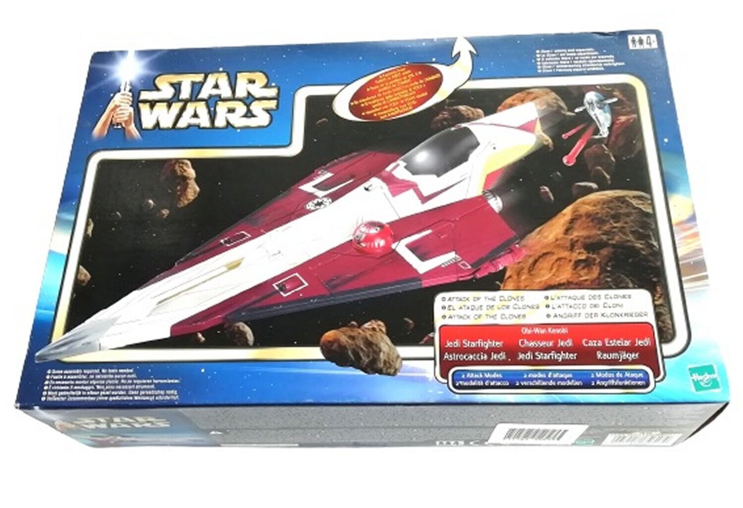 Star Wars JEDI STARFIGHTER for Standard 4" Figure Vintage 2002 Hasbro Toys