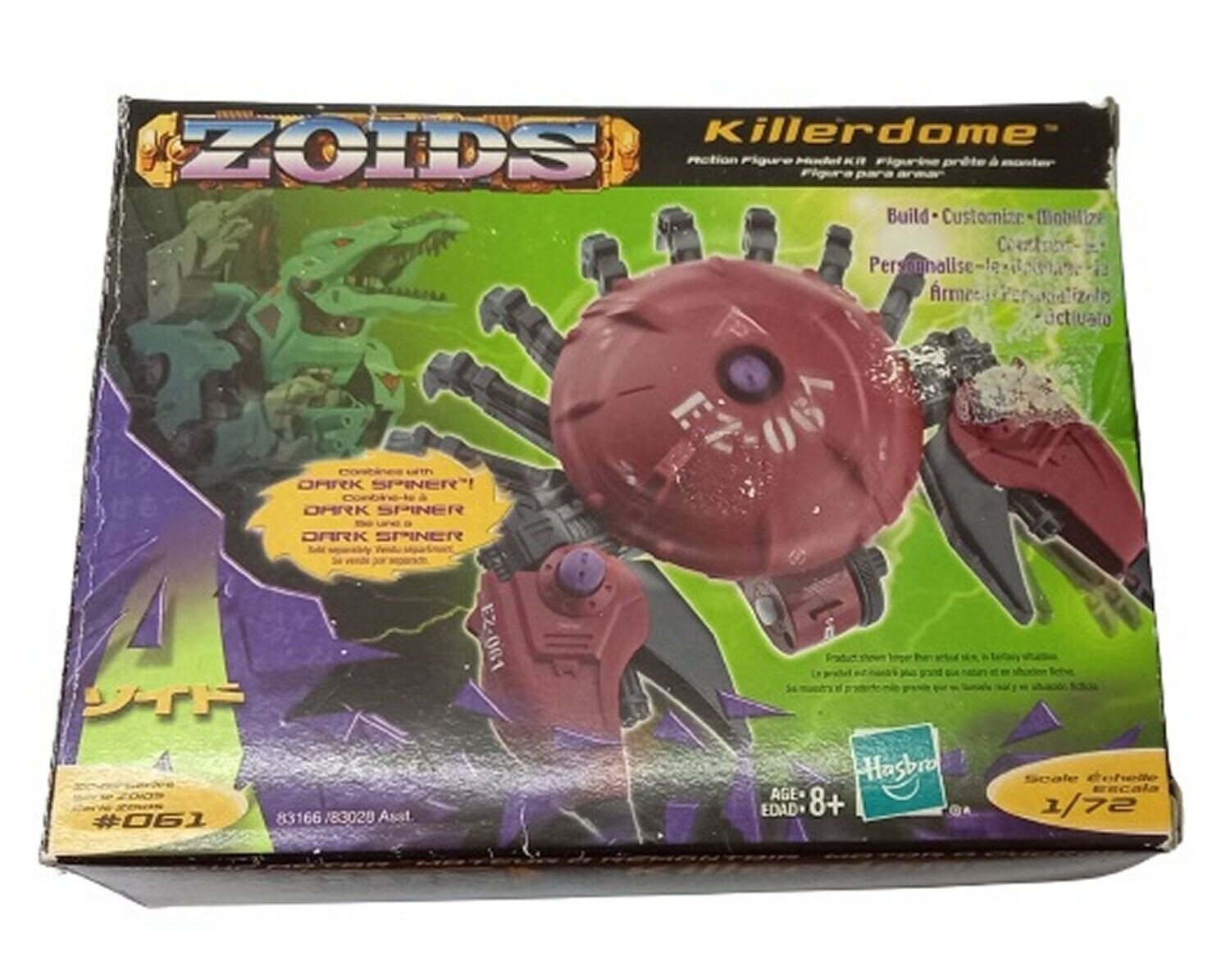 Zoids KILLERDOME #EZ-021 Zenebas Empire 2002 Hasbro / Tomy Kit