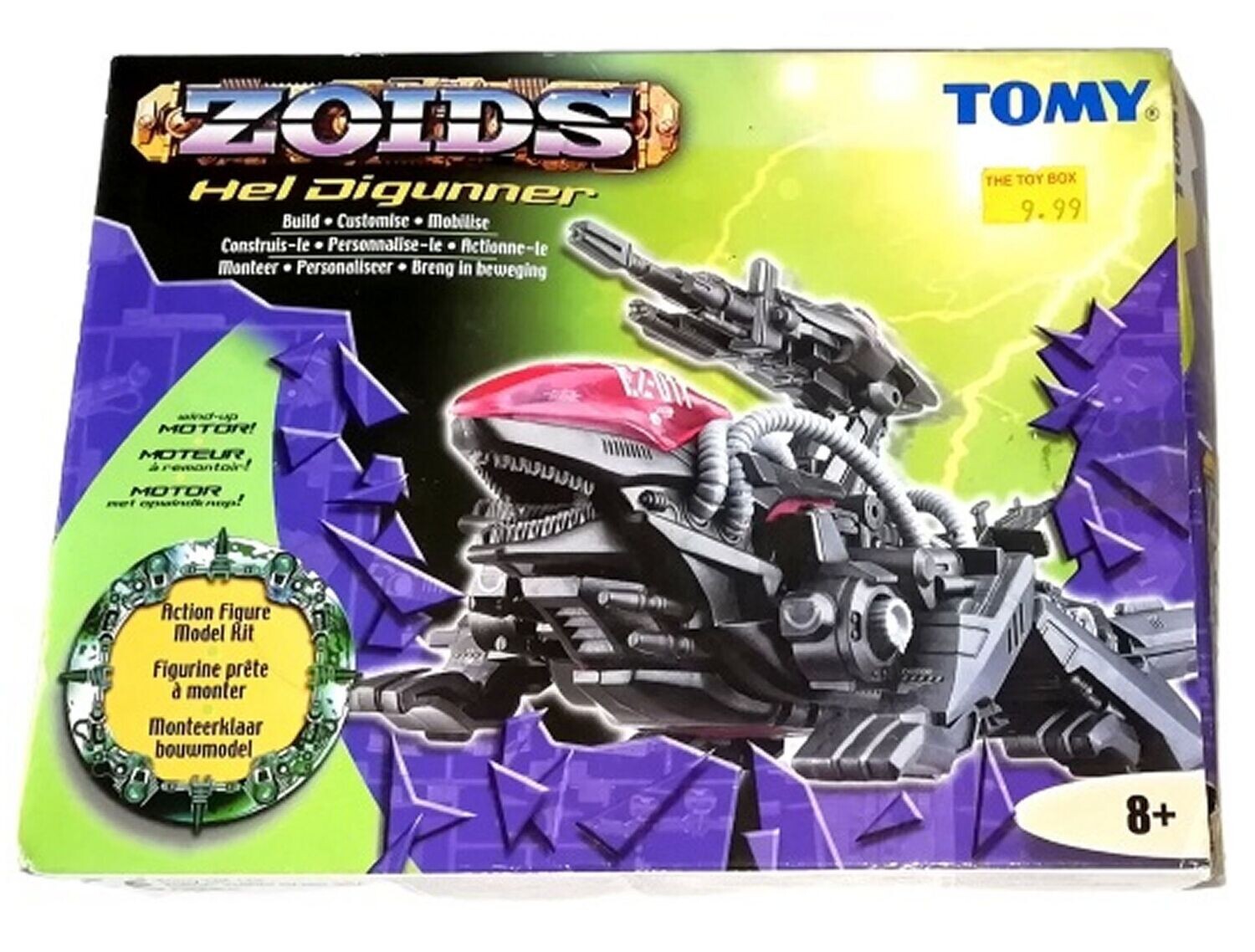 Zoids HEL DEGUNNER #EZ-011 Zenebas Empire 2002 Tomy Kit