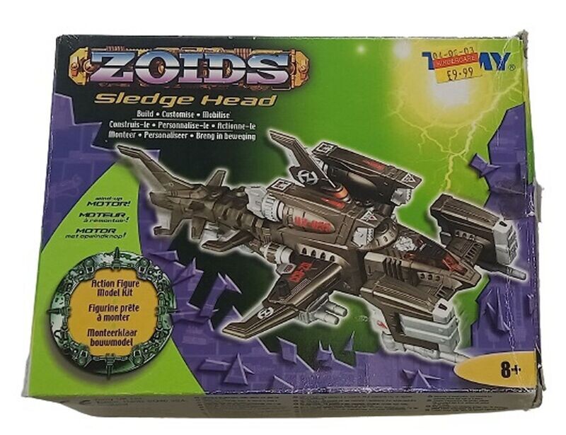 Zoids SLEDGE HEAD #RZ-033 Helic Republic 2003 Tomy Kit