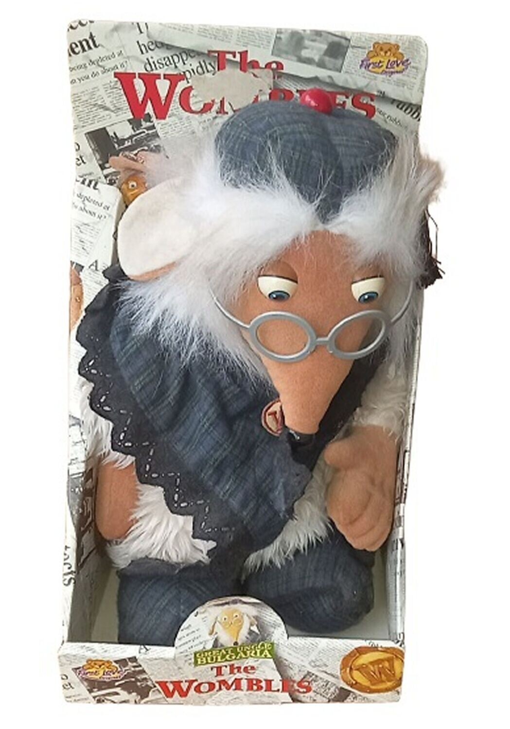 Wombles UNCLE BULGARIA 14" Plush Toy ~ 1998 First Love Toys