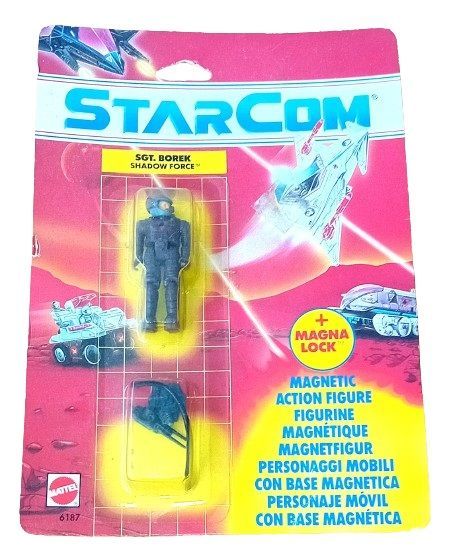 Starcom Action Figures SGT. BOREK Shadow Forces - New on Card