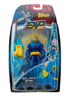 Batman EXP Extreme Power DRILL DRIVE BATMAN - 6" Action Figure 2006 Mattel Toys