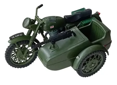Action Man Vehicles MOTORCYCLE & SIDECAR - Vintage 1970's Palitoy Toys