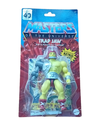 Masters of the Universe Origins TRAP JAW (Yellow) 6" Action Figure - New 2022 Mattel Toys