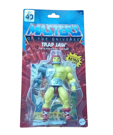 Masters of the Universe Origins TRAP JAW (Yellow) 6" Action Figure - New 2022 Mattel Toys