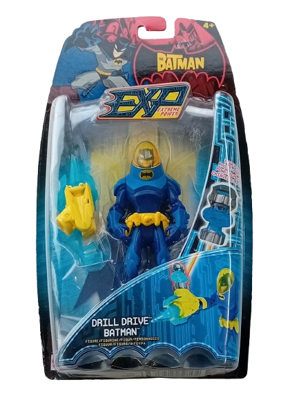 Batman EXP Extreme Power DRILL DRIVE BATMAN - 6" Action Figure 2006 Mattel Toys