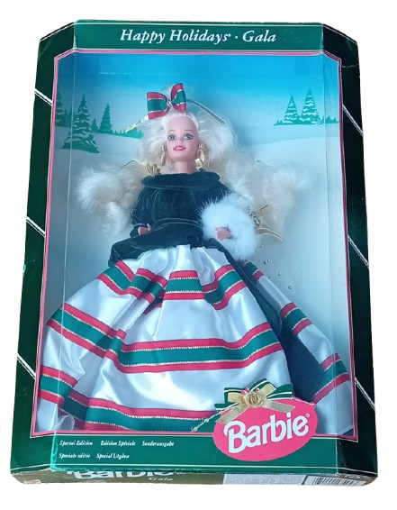 Barbie Dolls Happy Holidays GALA Doll - Mattel 1994