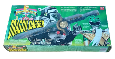 Power Rangers DRAGON DAGGER with Sounds - 1993 Bandai Toys Power Rangers DRAGON DAGGER with Sounds - 1993 Bandai Toys