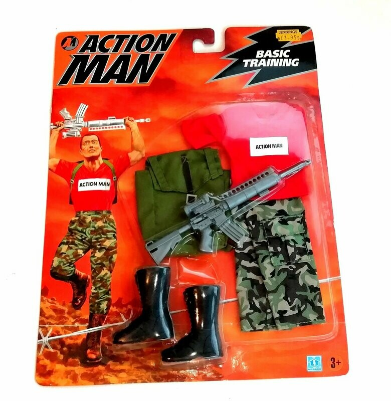 Hasbro Action Man BASIC TRAINING SET - 1993 Hasbro Toys