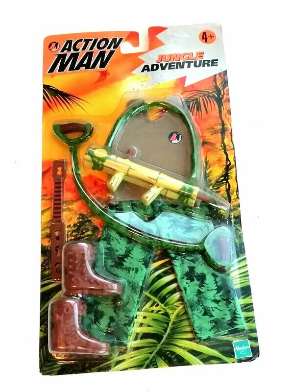 Hasbro Action Man Uniforms JUNGLE ADVENTURE SET - 1999 Hasbro Toys