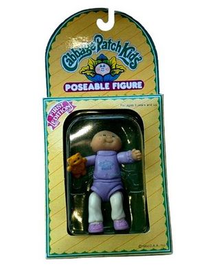 Cabbage Patch Poseable Dolls BOY & Birth Certificate - Vintage 1984 Grand Toys