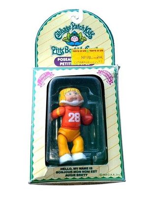 Cabbage Patch Poseable Dolls AUGIE BRETT & Birth Certificate - Vintage 1984 Grand Toys