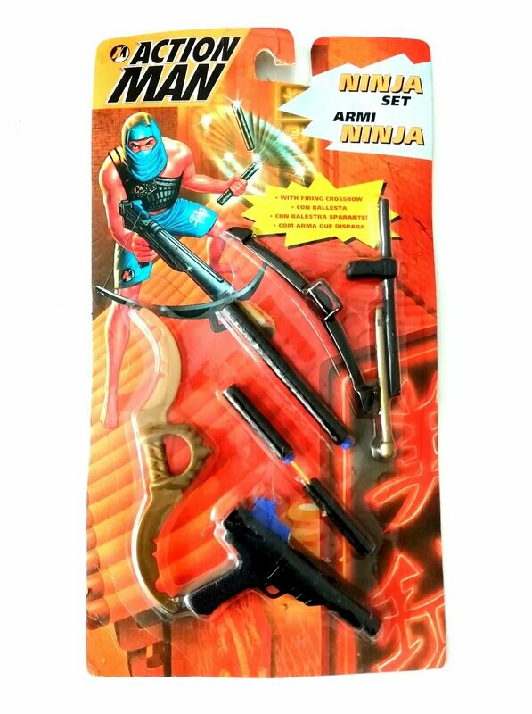 Hasbro Action Man Uniforms NINJA SET - 1996 Hasbro Toys