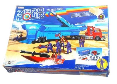 Bluebird Zero Hour ZB3 UAV Petrol Tanker & Assault Boat - Vintage 1989 Bluebird Toys