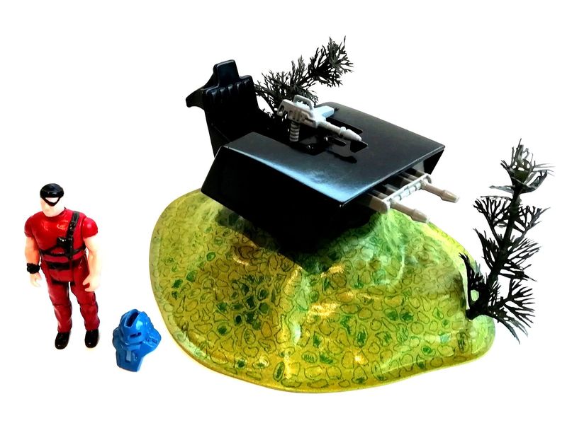 Kenner MASK - GUN TURRET - Kenner Re-paint - Vintage 1980s Playful Toys Argentina