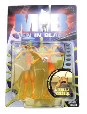 Men in Black NEEBLE & GLEEBLE Bendable Figure - Vintage 1997 Galoob Toys