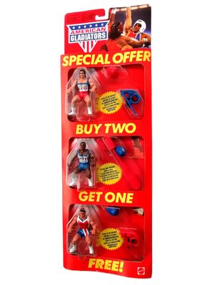 The Gladiators SPECIAL OFFER 3 PACK American Gladiators - Vintage 1991 Mattel Toys