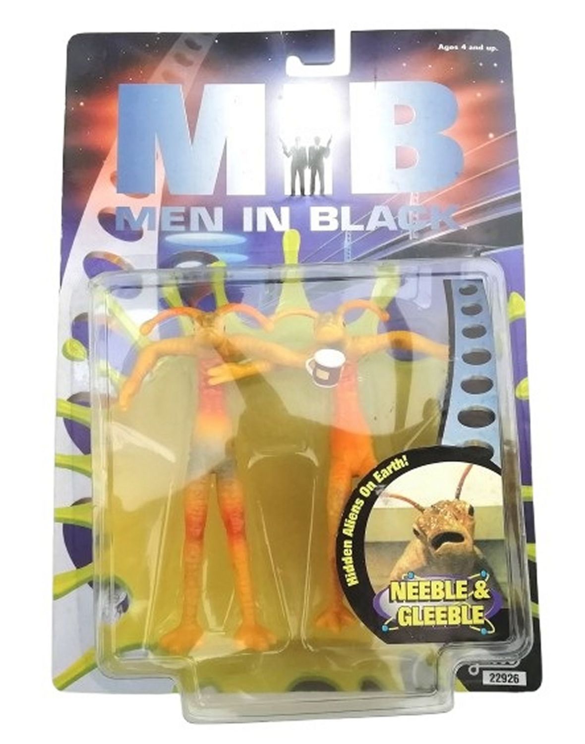 Men in Black NEEBLE & GLEEBLE Bendable Figure - Vintage 1997 Galoob Toys