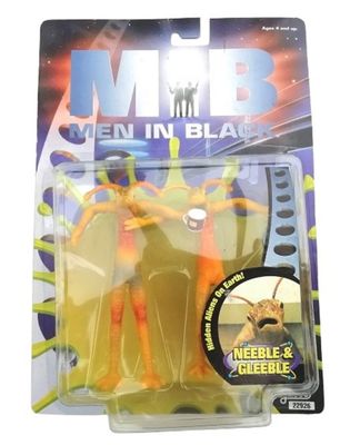 Men in Black NEEBLE & GLEEBLE Bendable Figure - Vintage 1997 Galoob Toys