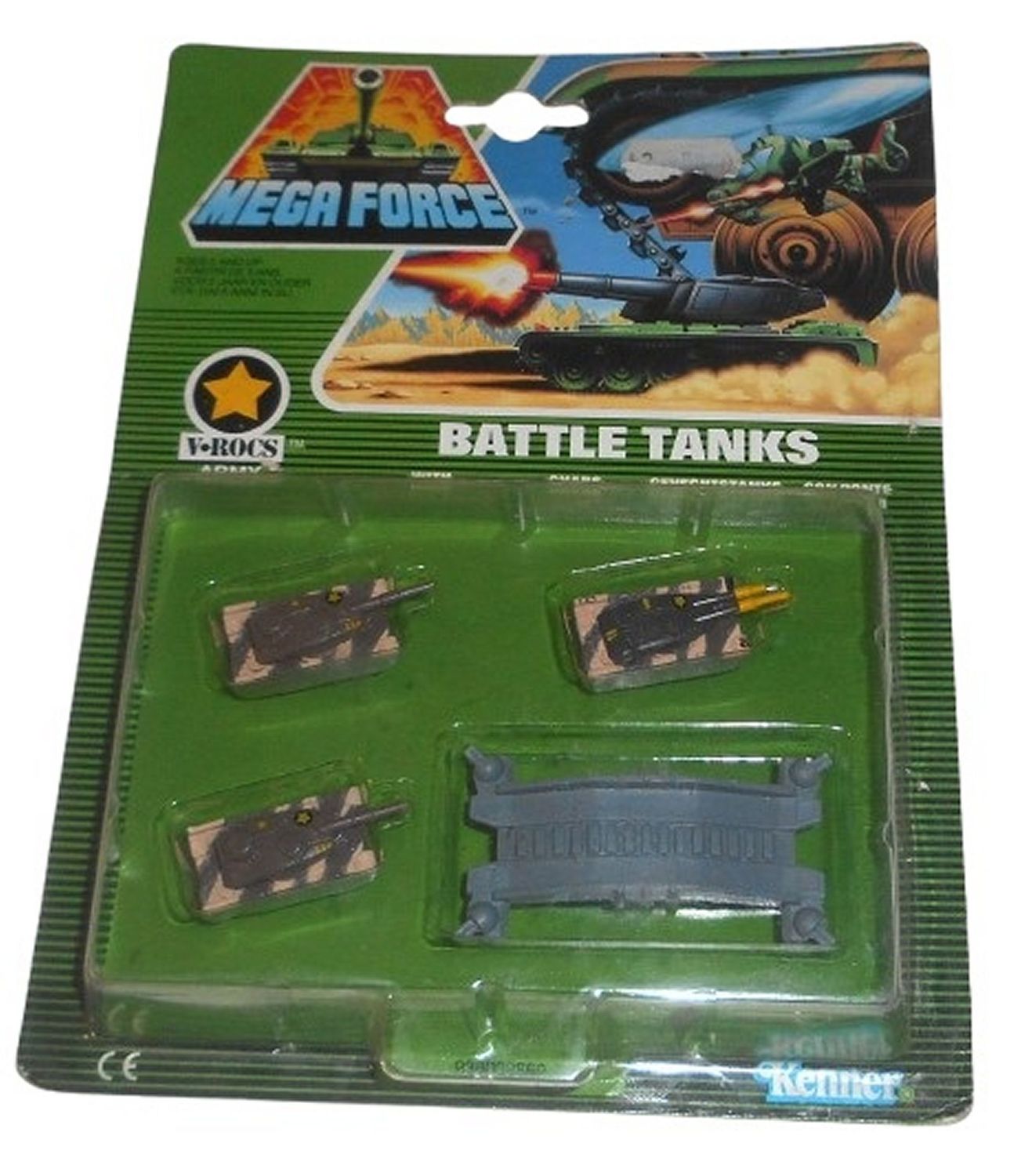 Kenner Mega Force V-rocs BATTLE TANKS - Vintage 1989 Kenner Toys