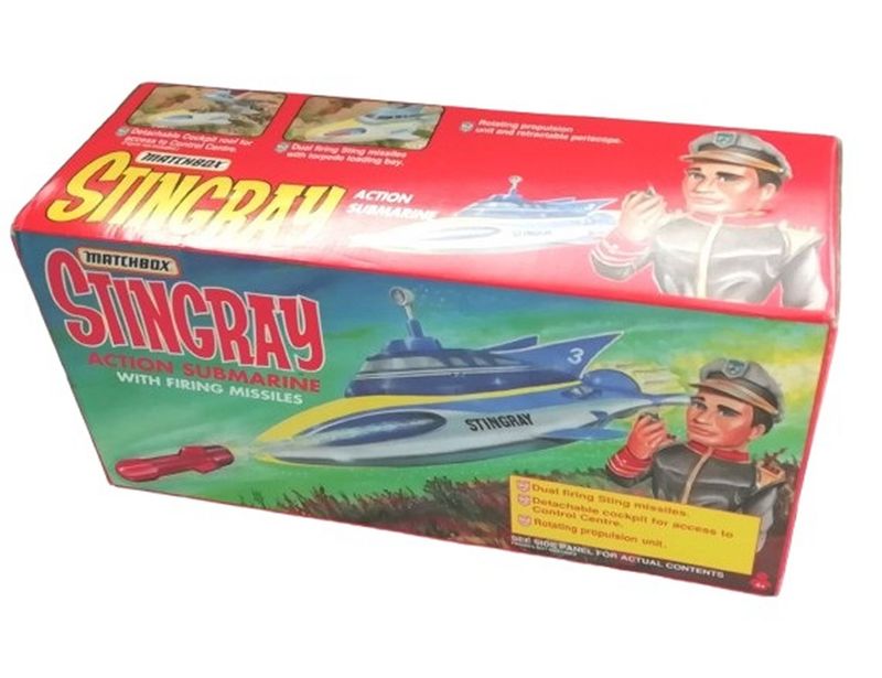 Stingray STINGRAY ACTION SUBMARINE - Vintage 1993 Matchbox Toys Stingray STINGRAY ACTION SUBMARINE - Vintage 1993 Matchbox Toys