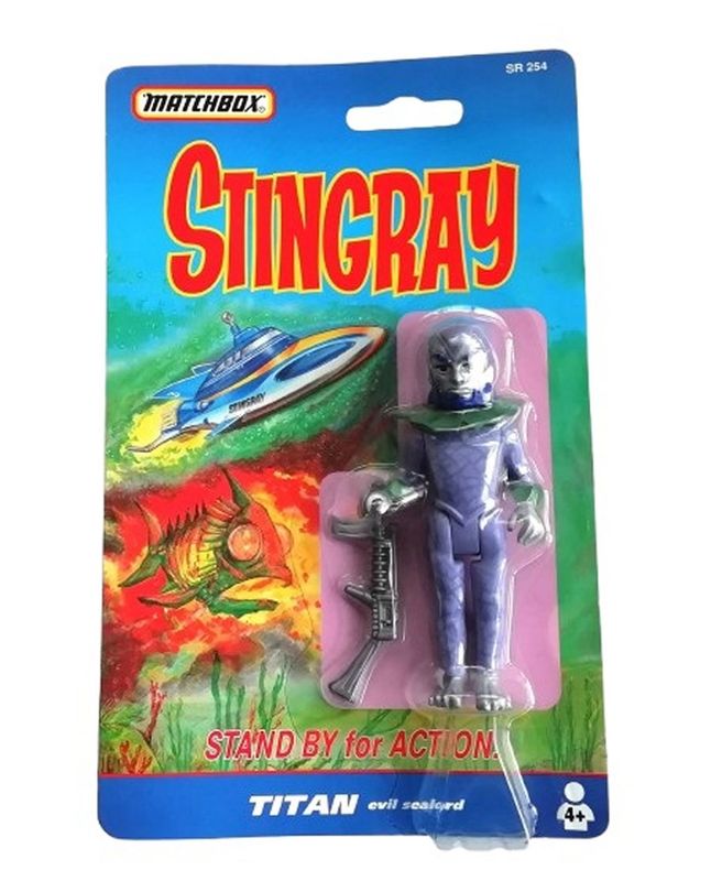 Stingray TITAN Action Figure - Vintage 1992 Matchbox Toys Stingray TITAN Action Figure - Vintage 1992 Matchbox Toys