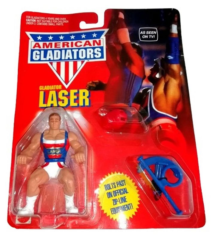 The Gladiators LASER American Gladiators - Vintage 1991 Mattel Toys