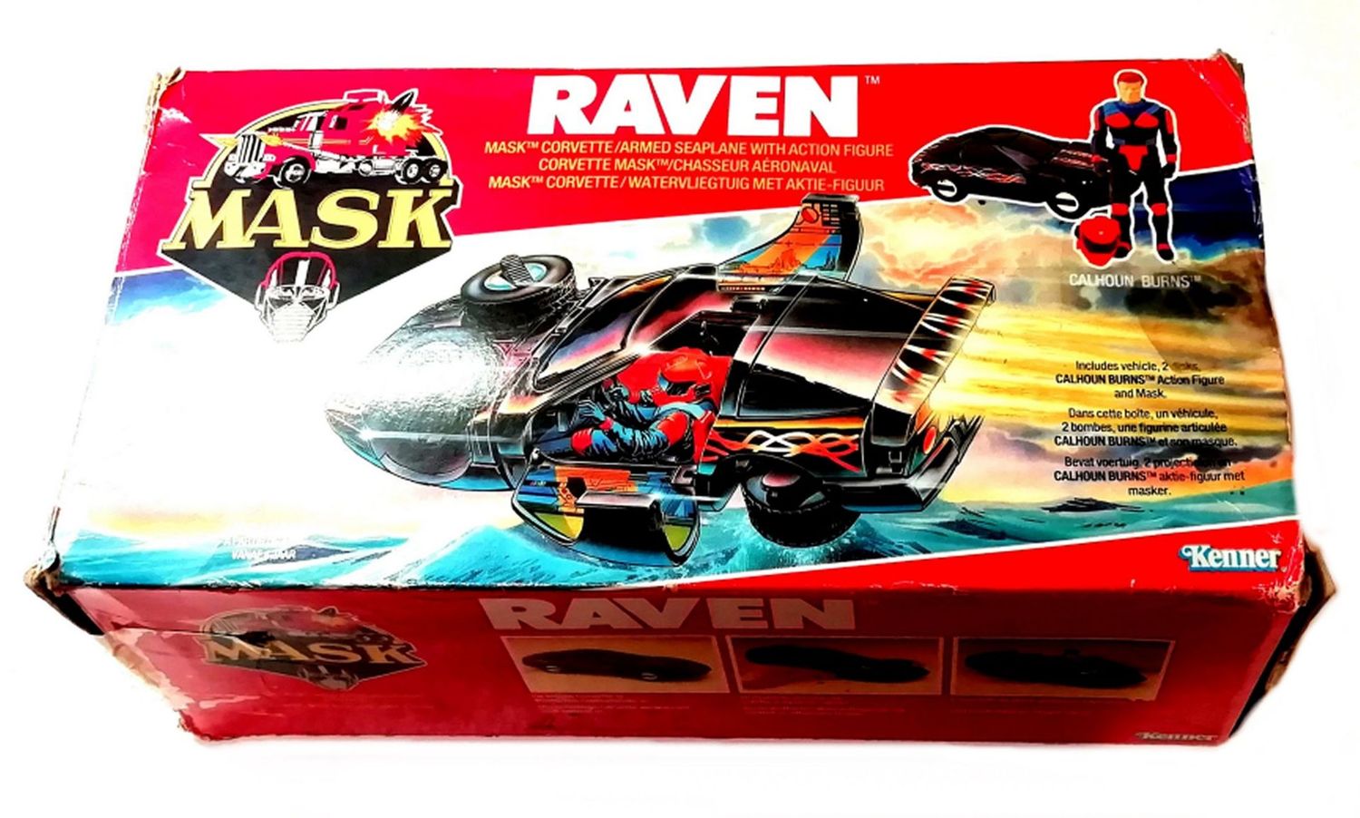 Kenner MASK - RAVEN  Series 2 - Vintage 1986 Kenner Toys