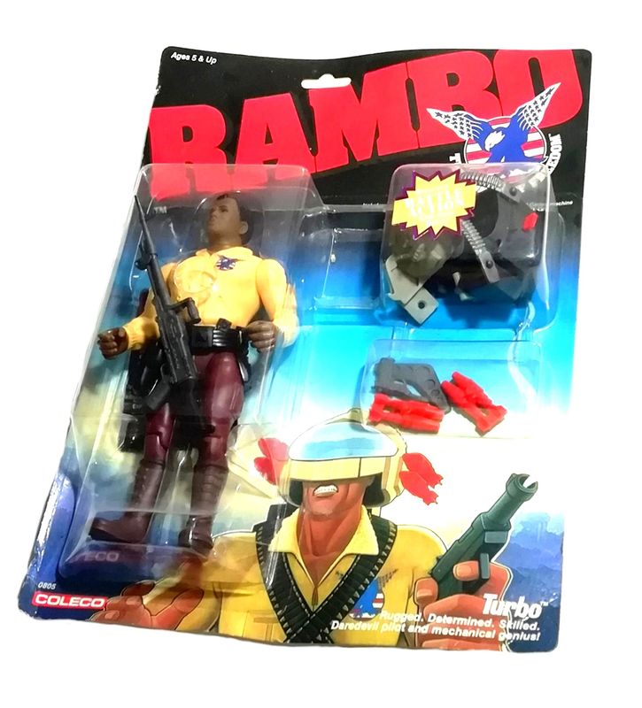 Coleco Rambo - TURBO - 6 Coleco Rambo - TURBO - 6" Action Figure - Vintage 1986 Coleco Toys