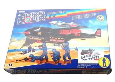 Bluebird Zero Hour ZF4 ZF5 Night Hawk Bomber and Quicksilver Fighter - Vintage 1989 Bluebird Toys