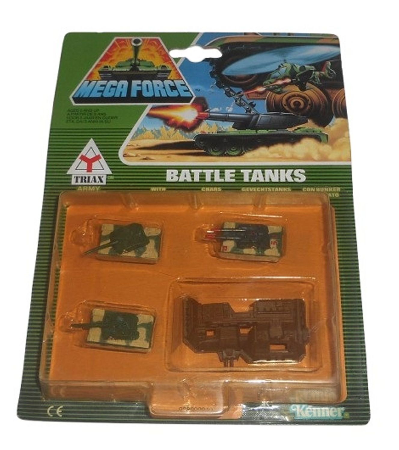 Kenner Mega Force Triax BATTLE TANKS - Vintage 1989 Kenner Toys