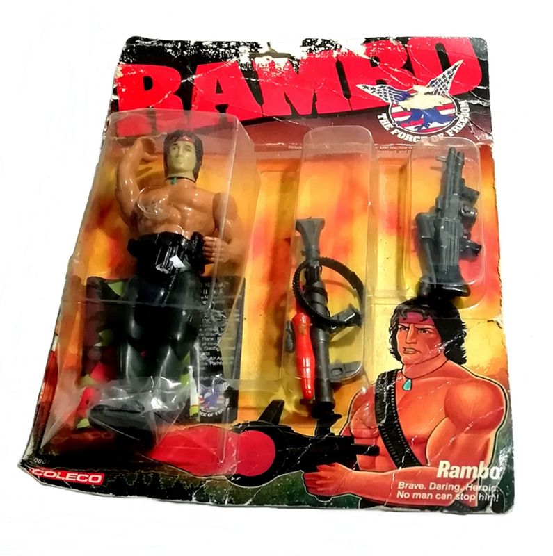 Coleco Rambo - RAMBO - 6 Coleco Rambo - RAMBO - 6" Action Figure - Vintage 1986 Coleco Toys