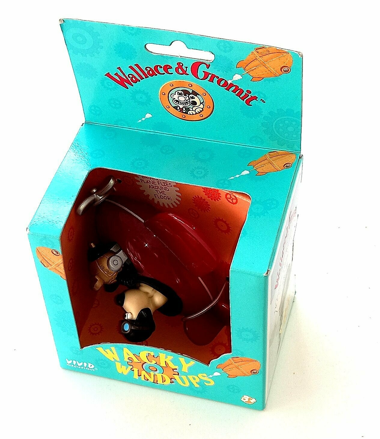 Wallace & Gromit - Wacky Wind-ups GROMIT'S PLANE 1989 Vivid Wallace & Gromit - Wacky Wind-ups GROMIT'S PLANE 1989 Vivid