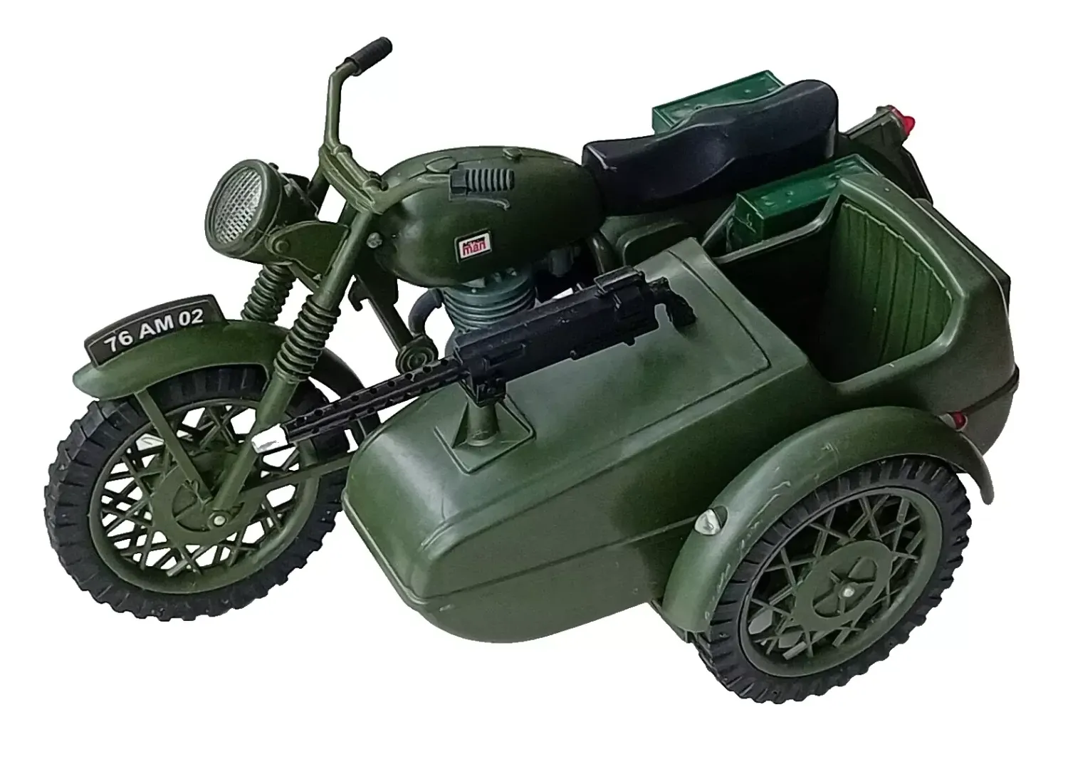 Action Man Vehicles MOTORCYCLE & SIDECAR - Vintage 1970's Palitoy Toys