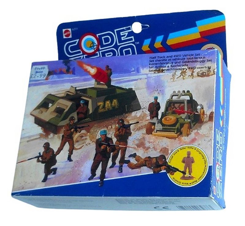 Bluebird Zero Hour ZA3 ZA4 Thunderflash Armed Half-Track & All-Terrain Vehicle Set 1989