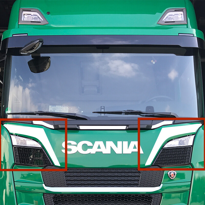 Zierleisten Schweif Scania Grill Zierleisten Schweif Scania Grill