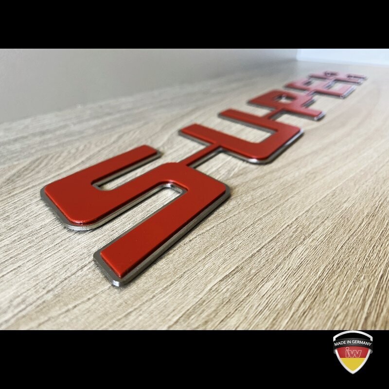 Schriftzug Schriftzug "Super" in 3D Optik