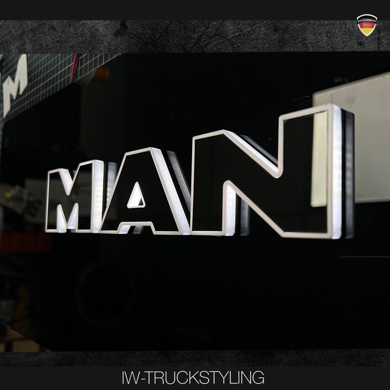 MAN TGE - LED Beleuchtung Schriftzug