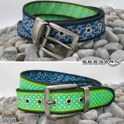 Seebrise - Stoff Wendegürtel (Design M22 & M14) Seebrise - Stoff Wendegürtel (Design M22 & M14)