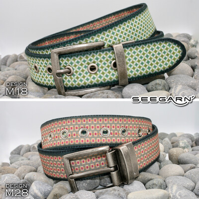 Seeküste - Stoff Wendegürtel (Design M18 & M28) Seeküste - Stoff Wendegürtel (Design M18 & M28)