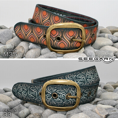 Seestille - Stoff Wendegürtel (Design M33 & M35) Seestille - Stoff Wendegürtel (Design M33 & M35)