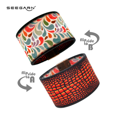 Seegarn Wende-Armband (Design MB18 & MB05) Seegarn Wende-Armband (Design MB18 & MB05)