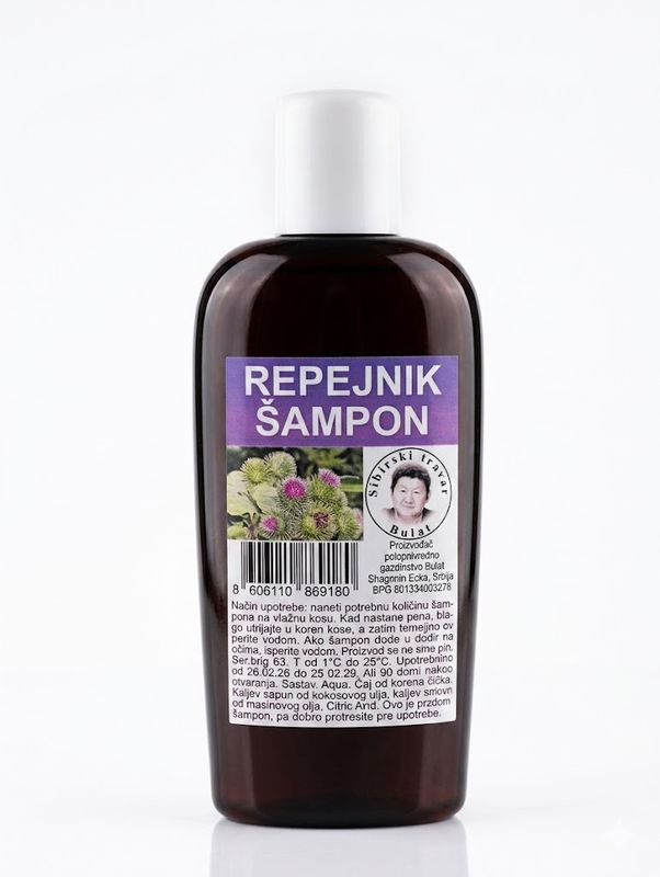 REPEJNIK ŠAMPON sa ekstraktom čička 200 ml (шампунь против выпадения волос с экстрактом лопуха)